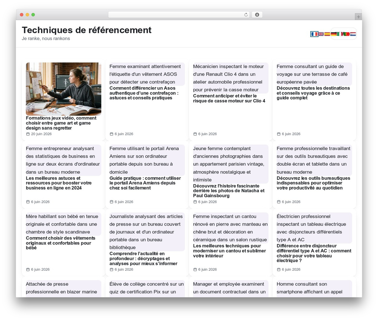 Esteem WordPress theme - techniques-de-referencement.fr