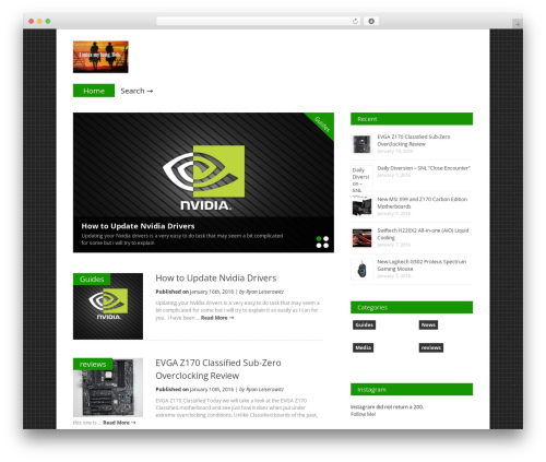 Gonzo theme WordPress - thegoateater.com