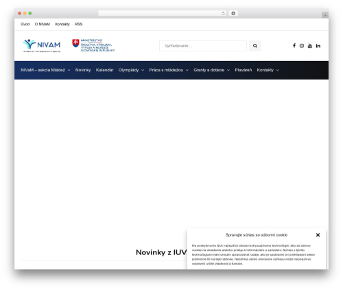 InHype WordPress theme - iuventa.sk