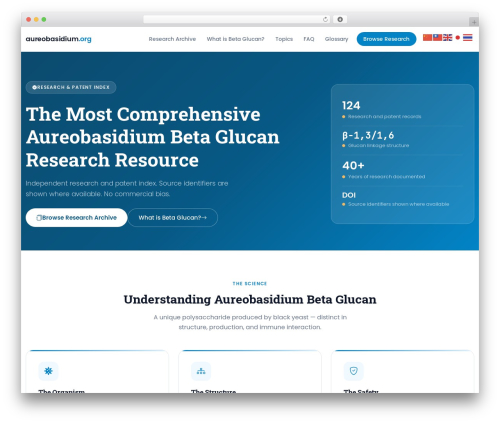 labaid WordPress theme - aureobasidium.org
