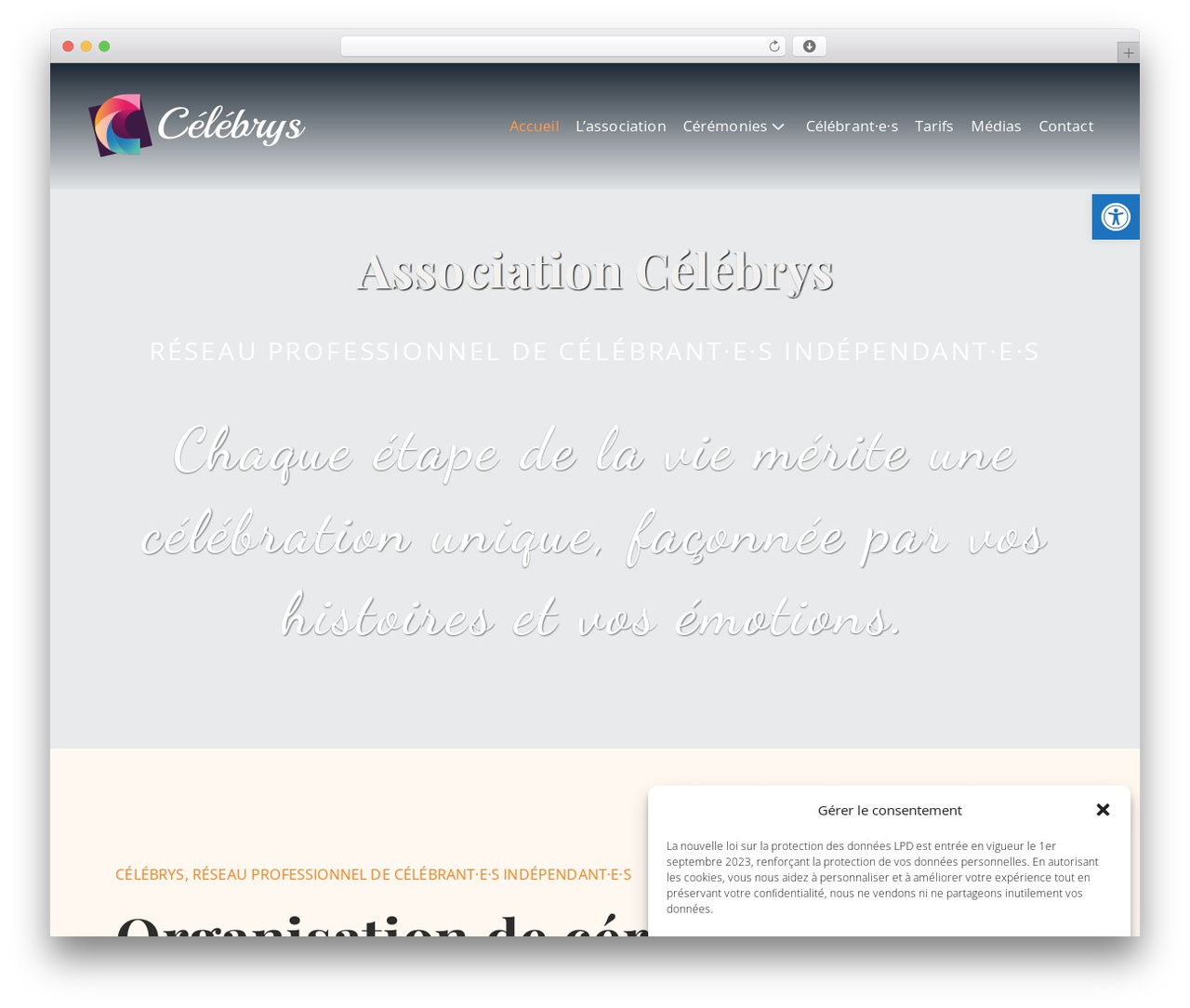 Pro WordPress theme - ceremonies-suisse-romande.ch