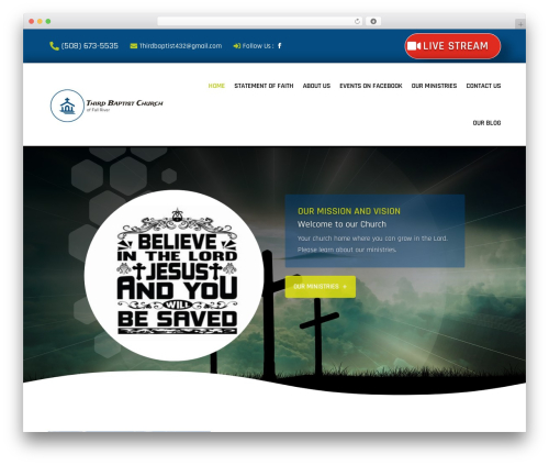 Theme WordPress Divi - thirdbaptistchurch.org