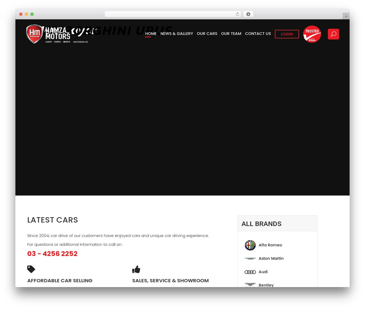 WordPress theme Ireca - hamza.com.my