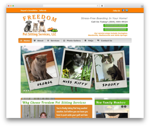 Doptg WordPress plugin - freedompetsitting.com