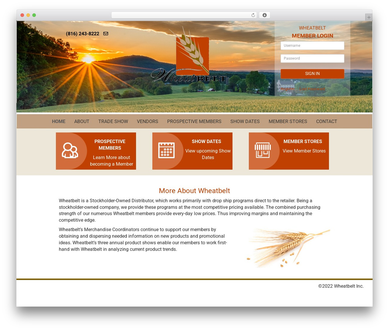 wp-bootstrap WordPress ecommerce theme - wheatbeltusa.com