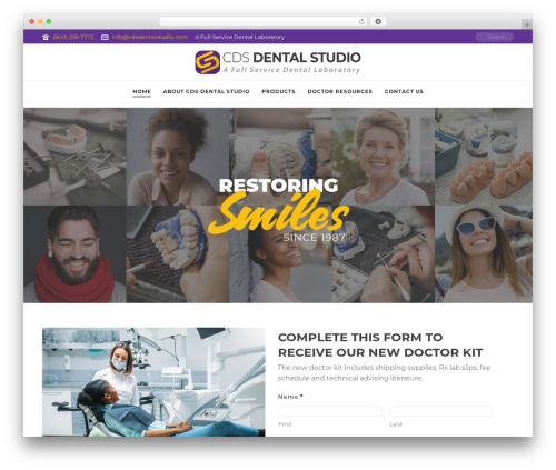 Smoother WordPress plugin - cdsdentalstudio.com