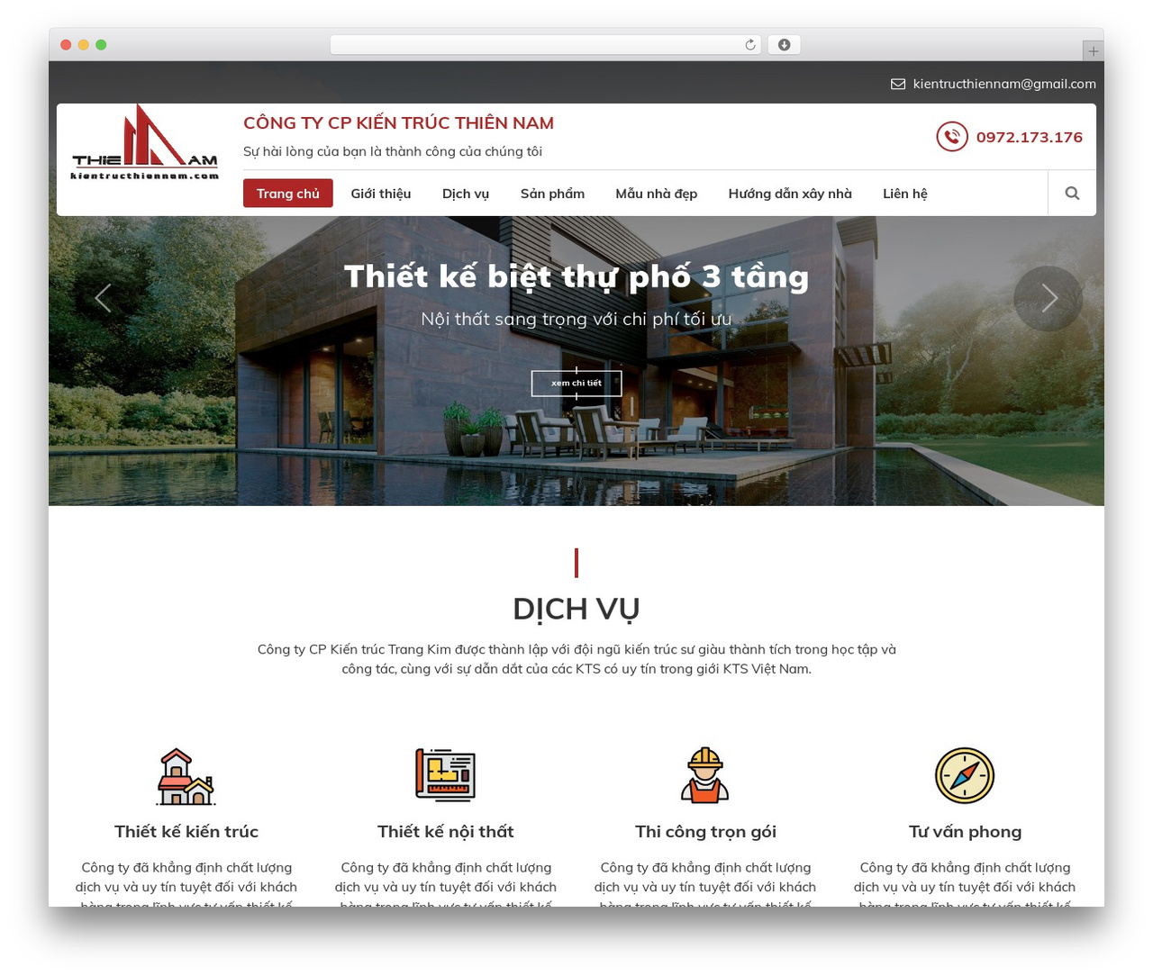 Genesis WordPress theme - kientructhiennam.com