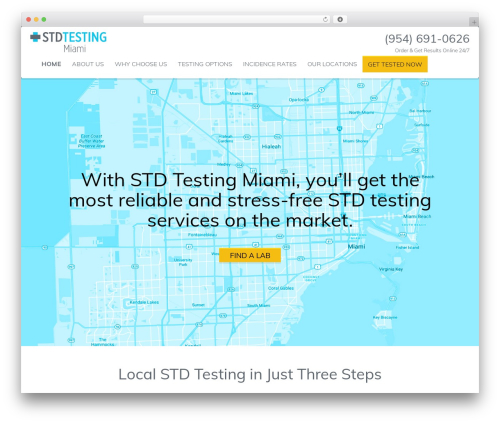 City Name STD Testing WordPress theme - stdtestingofmiami.com