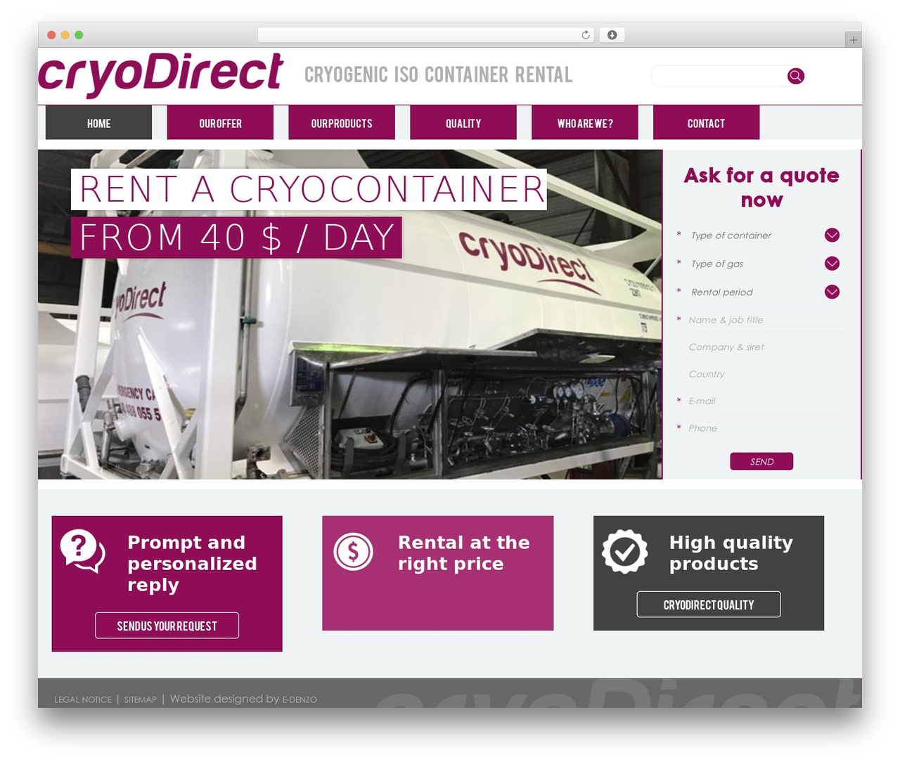 Cryodirect WordPress theme - cryodirect.com Cryodirect WordPress theme - cryodirect.com