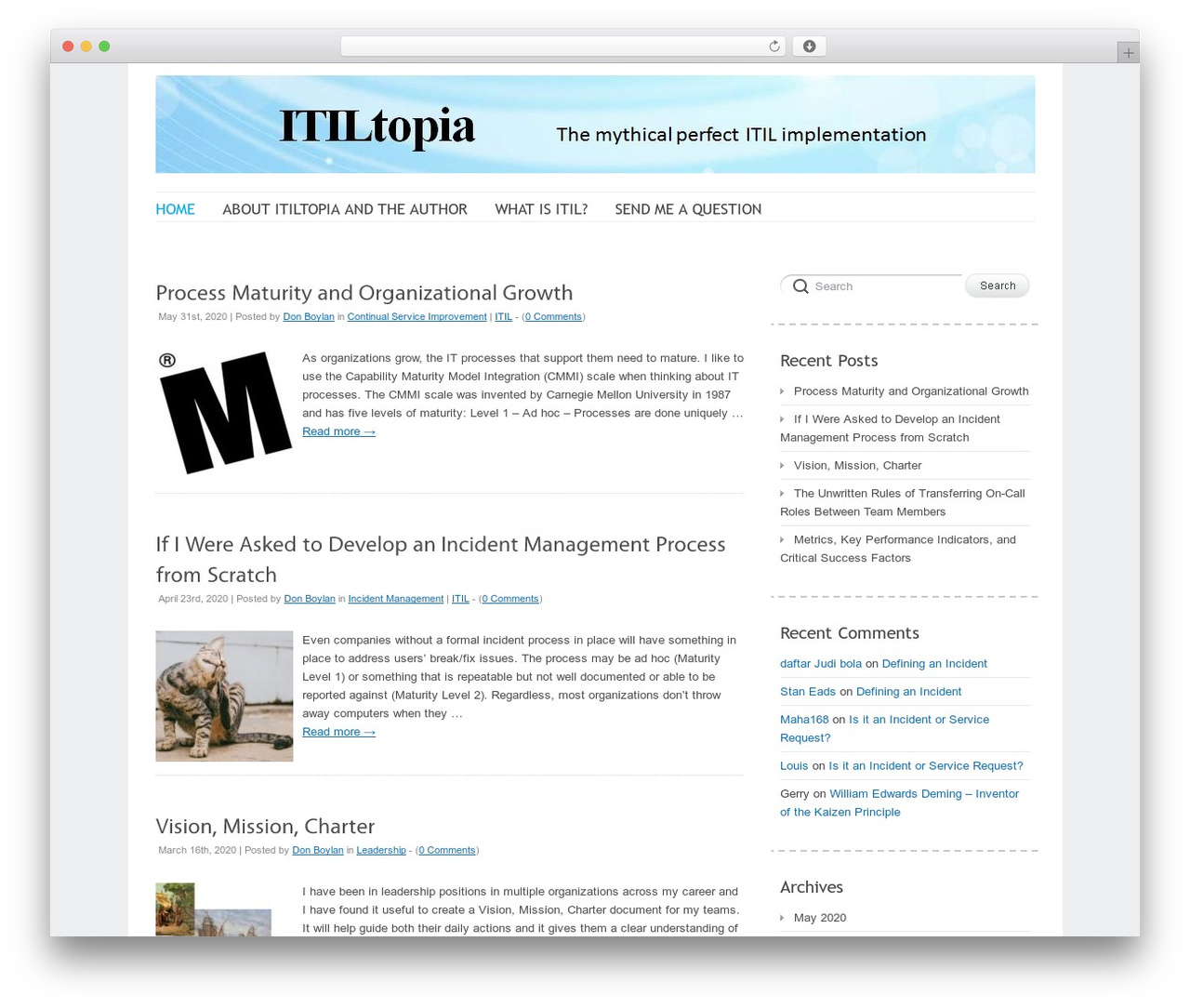 Delicate WordPress theme - itiltopia.com