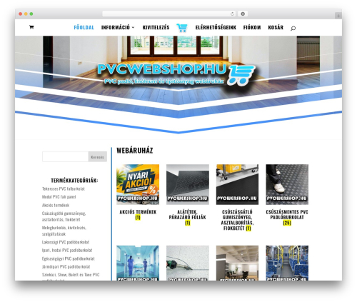 Top bar for woocommerce WordPress plugin - pvcwebshop.hu