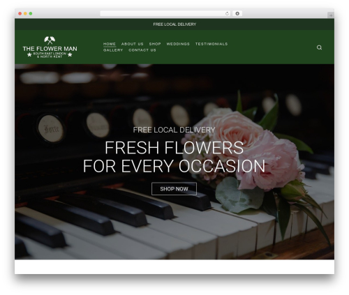Florial WordPress theme - theflowermankent.co.uk