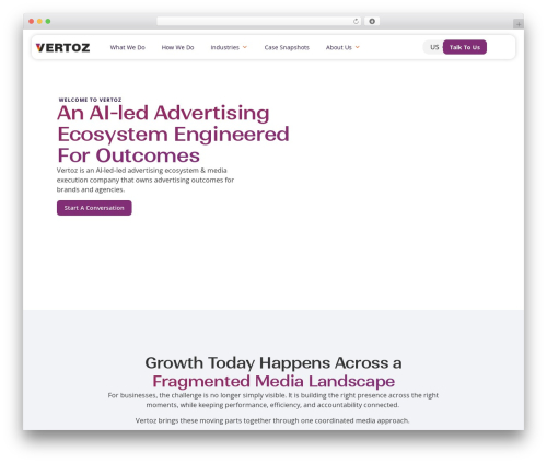 Hello Elementor theme WordPress - vertoz.com