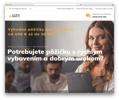 Mentry theme WordPress - uvermarket.sk