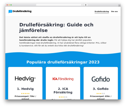 Stackable top WordPress theme - xn--drullefrskring-eib9z.nu