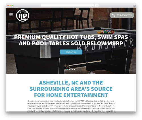 Theme WordPress Reach Local - apbilliardswnc.com