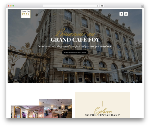 WordPress theme Divi - grandcafefoy.com