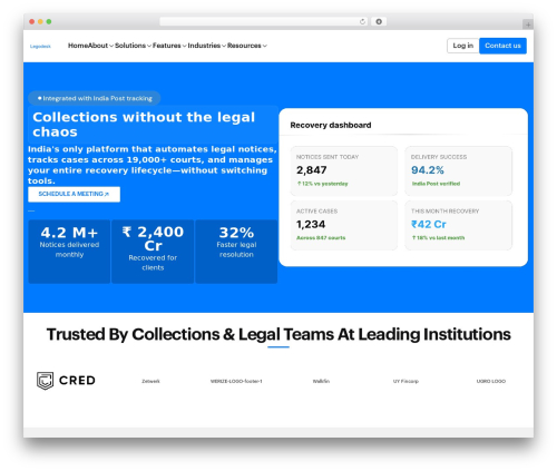 WordPress theme Lexend - legodesk.com