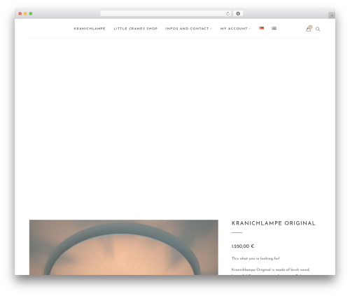WordPress theme Primrose - kranichlampe.com