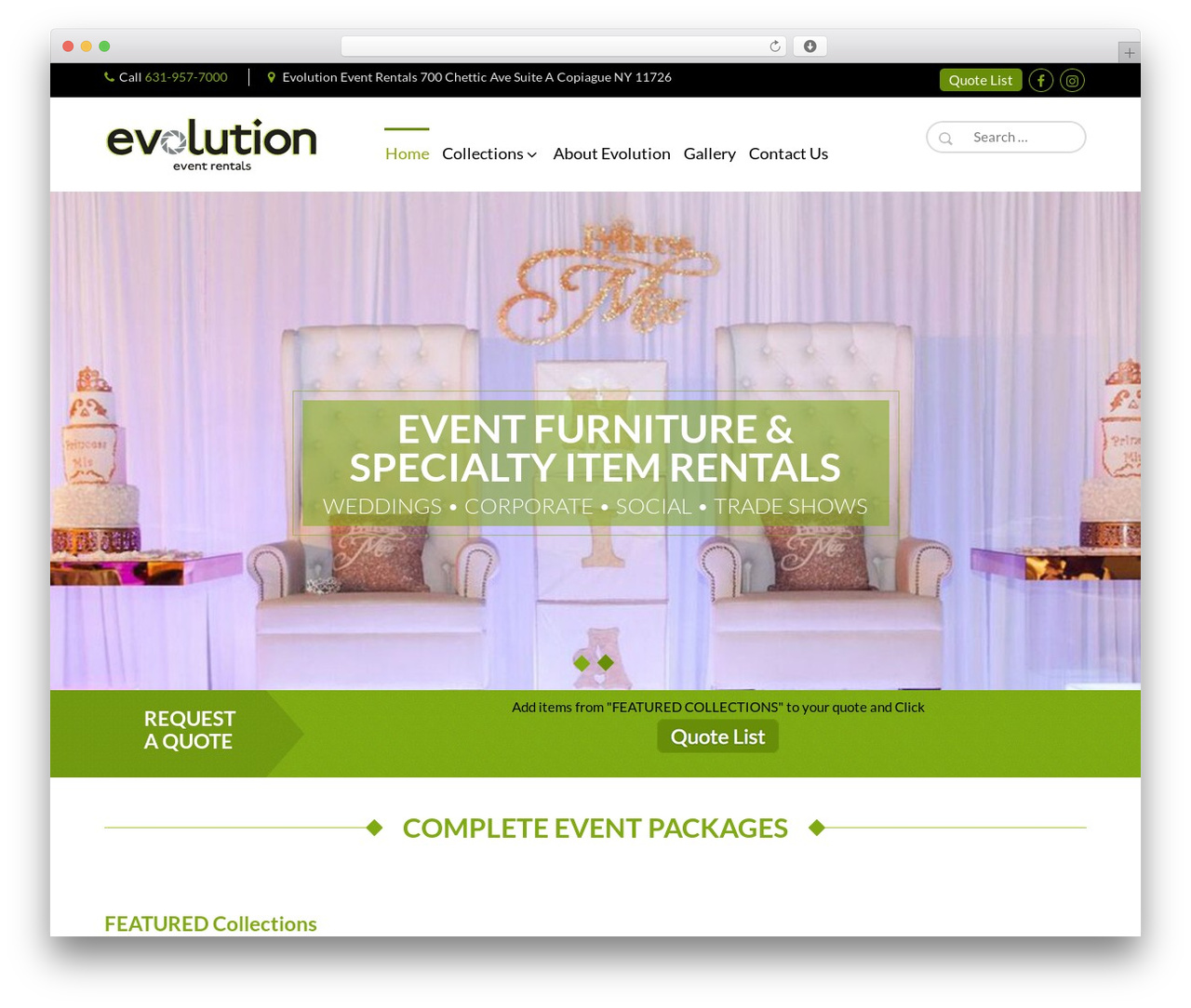 WordPress website theme Evolution - evolutioneventrentals.com WordPress website theme Evolution - evolutioneventrentals.com
