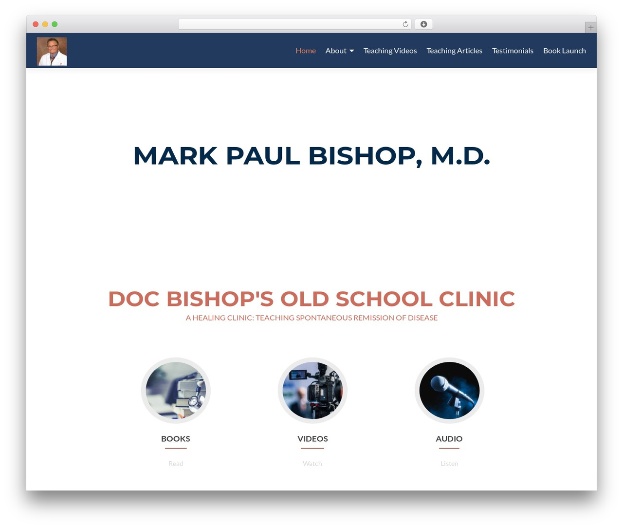 Zerif PRO WordPress theme - focusedfaithheals.com