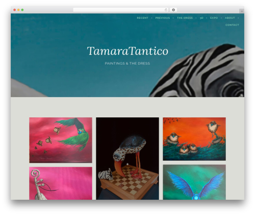 Affinity WordPress theme - tamaratantico.nl