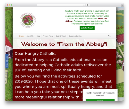 Postgopher WordPress plugin - fromtheabbey.com