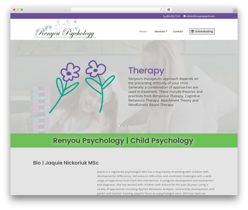Divi WordPress theme - renyoupsychology.com