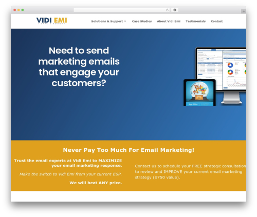 Divi WordPress theme - vidiemi.com
