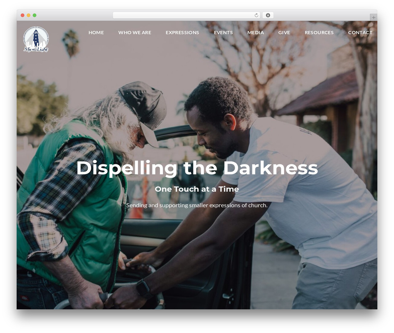Emphasis WordPress theme - microlight.church