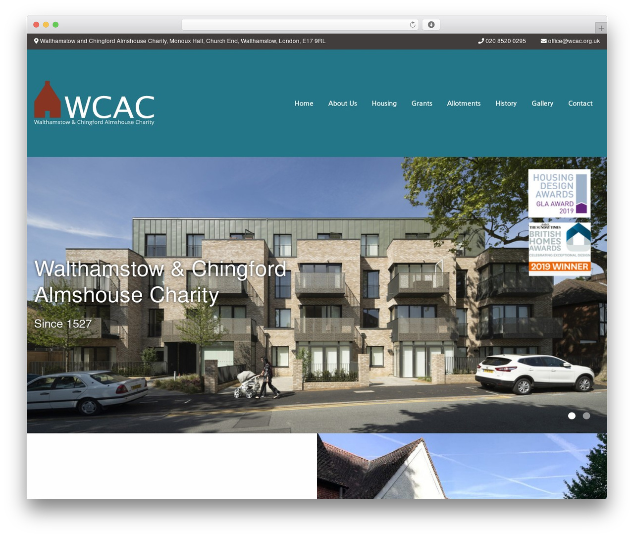 Priority Pixels WordPress theme - wcac.org.uk