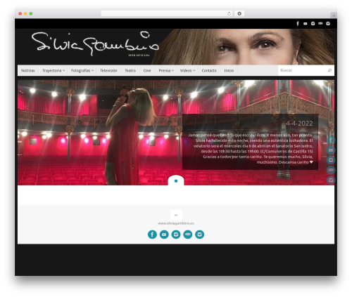 Tempera theme WordPress - www.silviagambino.es