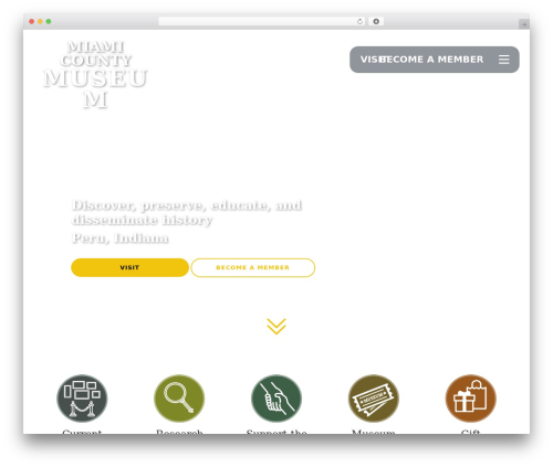 Nicepage WordPress plugin - miamicountymuseum.org