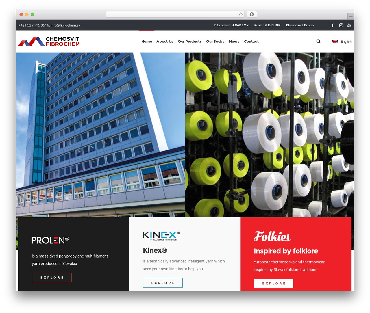 WordPress theme DFD Native - fibrochem.sk