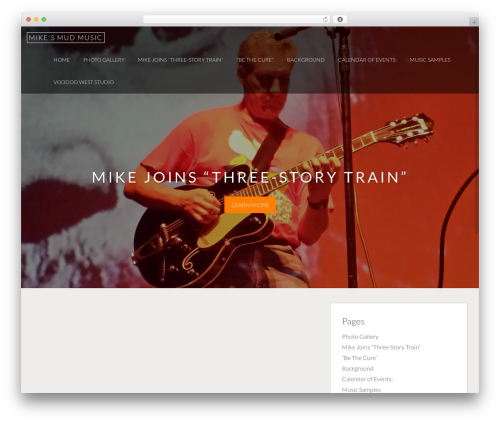 WordPress theme Ember - mikesmudmusic.com