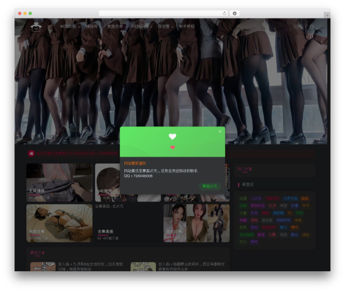 子比主题 WordPress theme - guacg.com