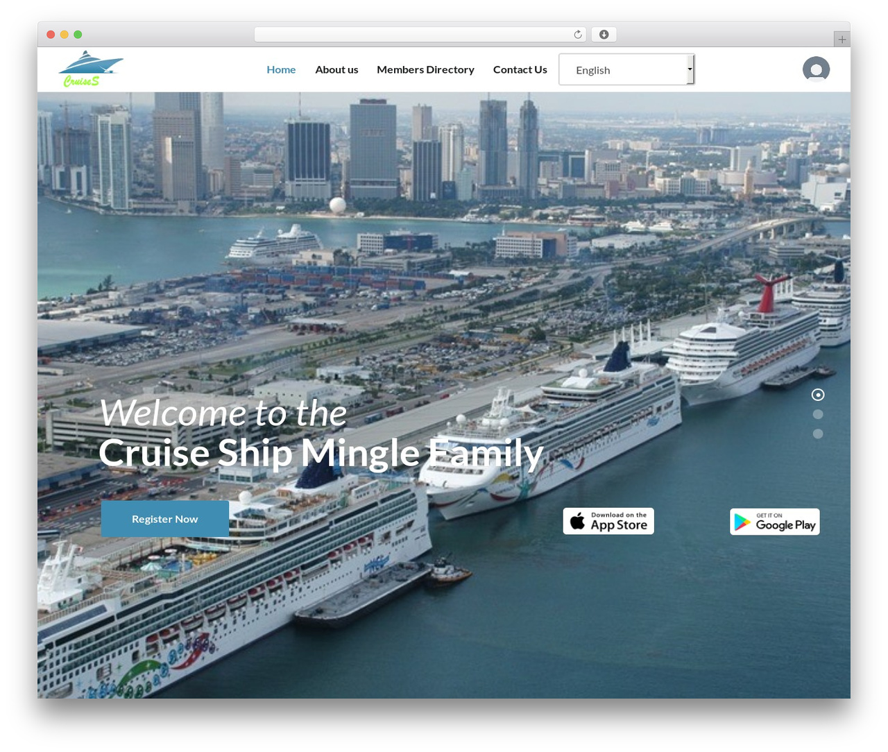 Gwangi WordPress theme - cruiseshipmingle.com