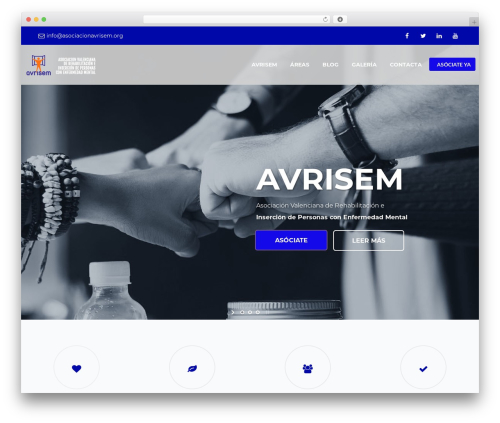 HelpMe WordPress theme - asociacionavrisem.org