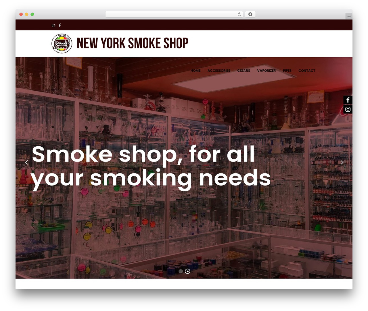 Node WP theme - newyork-smokeshop.com