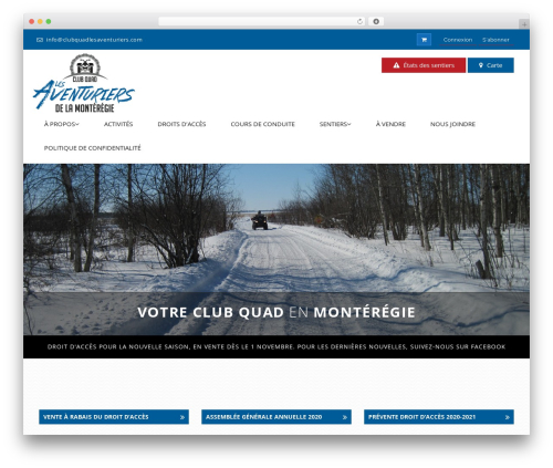 Reactif Theme Bootstrap 3 theme WordPress - clubquadlesaventuriers.com