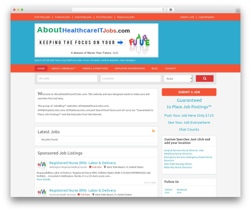 Theme WordPress FlatRoller - abouthealthcareitjobs.com