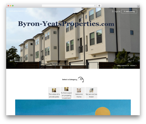 Theme WordPress Listingpro - byron-yeatsproperties.com