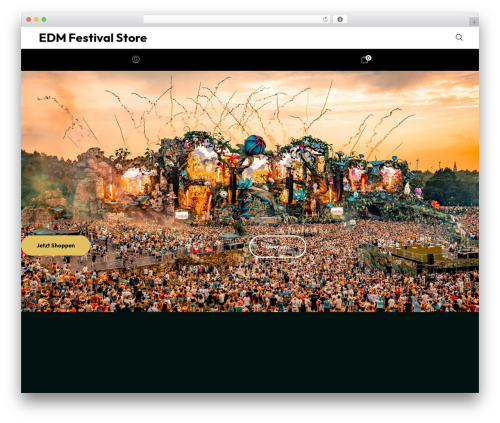 Theme WordPress Natsy - edmfestivalstore.com