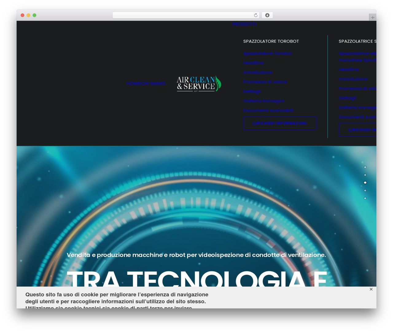 Uncode WordPress theme - air-clean.tech