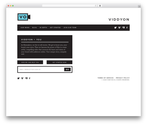 ViddyOn WordPress theme - viddyon.com