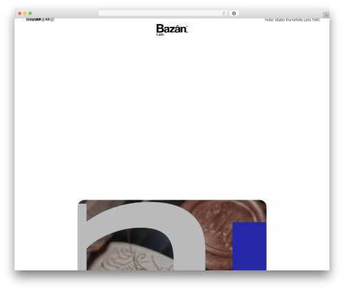 WordPress theme Uncode - bazan-lab.com