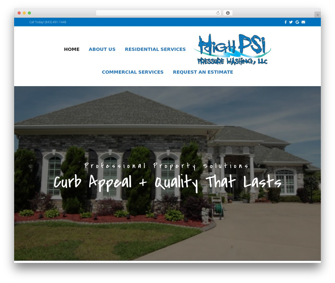 WordPress theme Beaver Builder Theme - highpsipressurewashing.com