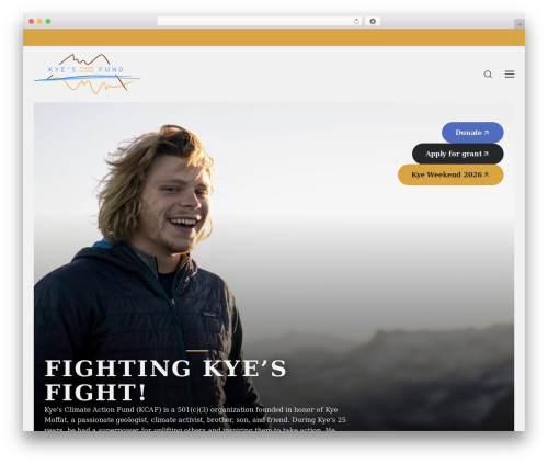 WordPress theme Elevation - Nectar Blocks Theme Child - kyesclimateactionfund.com