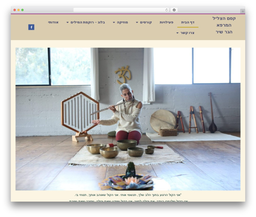 WordPress theme Everest - healingsoundmagic.com