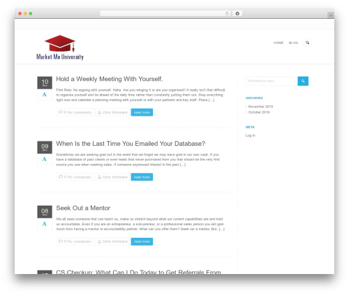 WordPress theme Solidbox - marketmeuniversity.com